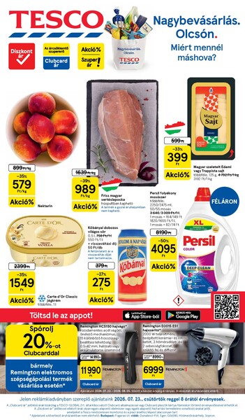 Aktuális Tesco akciós újság