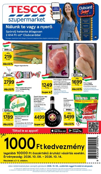 Aktuális Tesco akciós újság