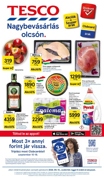 Aktuális Tesco akciós újság