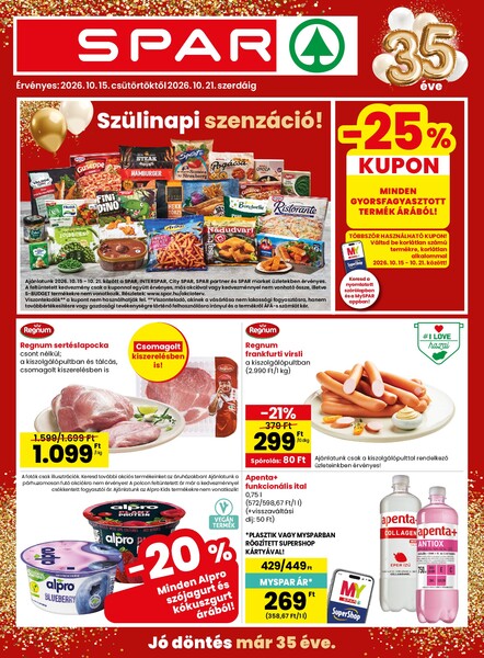 Aktuális Spar akciós újság