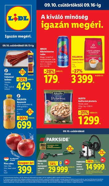 Aktuális Lidl akciós újság