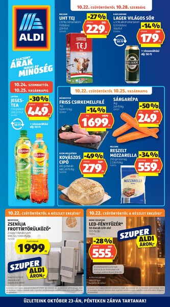 Aktuális Aldi akciós újság