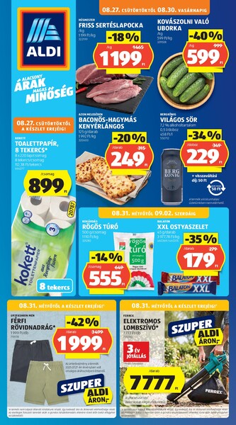 Aktuális Aldi akciós újság