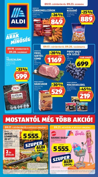 Aktuális Aldi akciós újság
