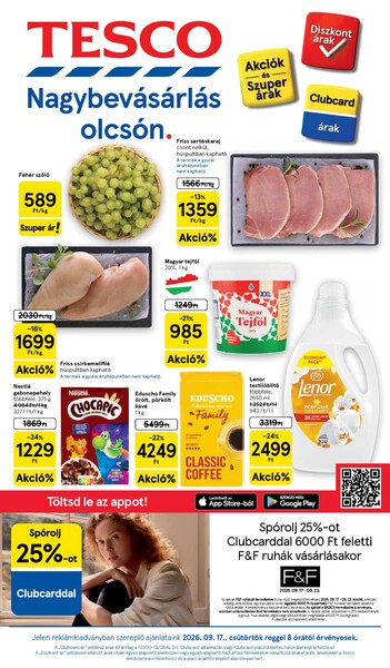 Aktuális Tesco akciós újság