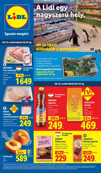 Aktuális Lidl akciós újság