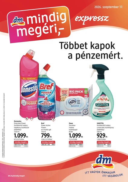 Aktuális dm akciós újság