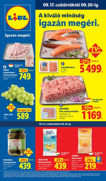 Aktuális Lidl akciós újság