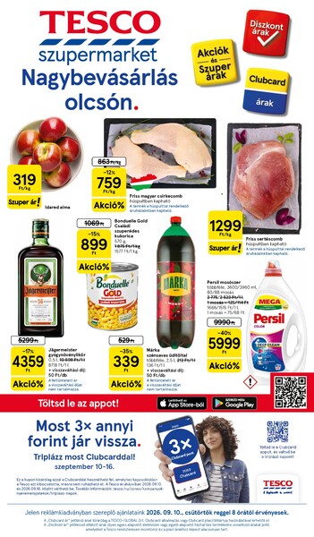 Aktuális Tesco akciós újság