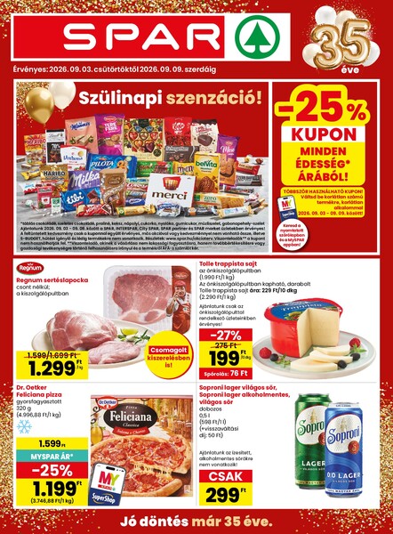Aktuális Spar akciós újság