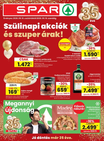 Aktuális Spar akciós újság