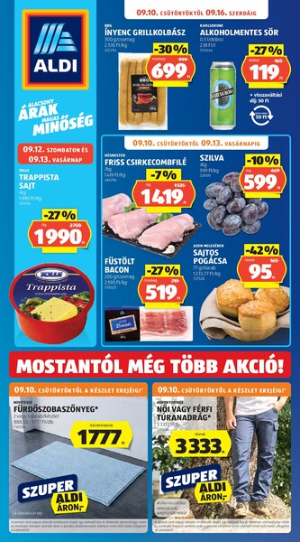 Aktuális Aldi akciós újság