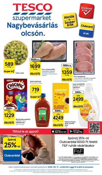 Aktuális Tesco akciós újság